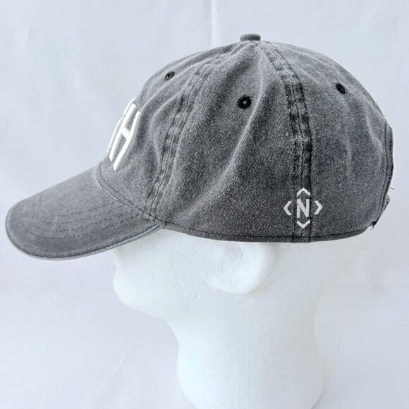 The NASH Collection Nashville Tennessee Gray Strapback Baseball Cap Hat NWT - Picture 3 of 8